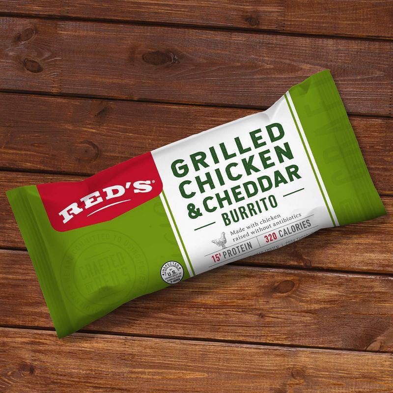 slide 3 of 14, Red's All Natural Red's Frozen Chicken & Cheese Burrito - 5oz, 5 oz