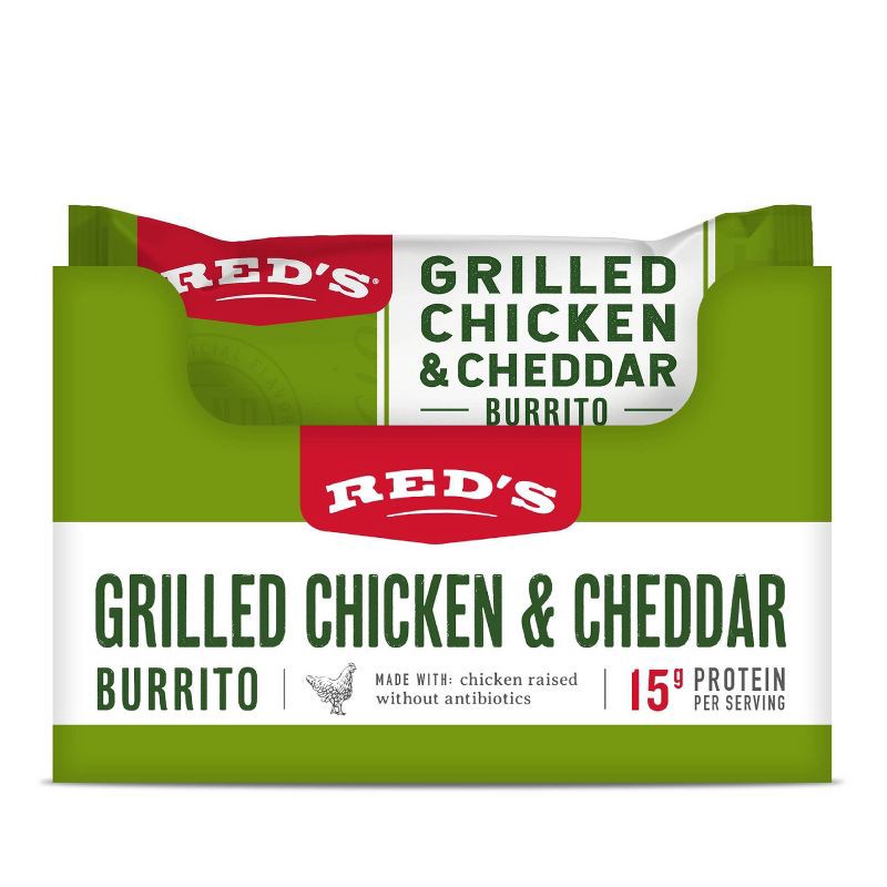 slide 3 of 4, Red's All Natural Red's Frozen Chicken & Cheese Burrito - 5oz, 5 oz