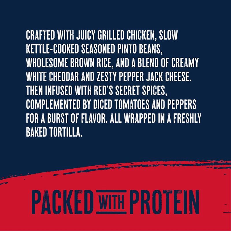 slide 6 of 14, Red's All Natural Red's Frozen Chicken & Cheese Burrito - 5oz, 5 oz
