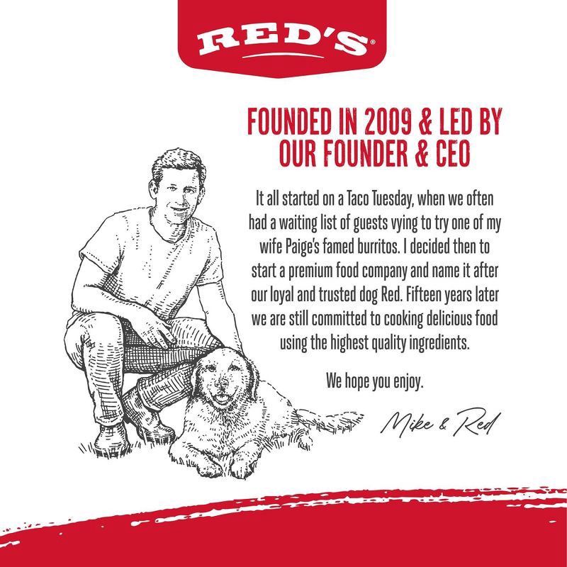 slide 14 of 14, Red's All Natural Red's Frozen Organic Chicken, Cilantro & Lime Burrito - 4.5oz, 4.5 oz