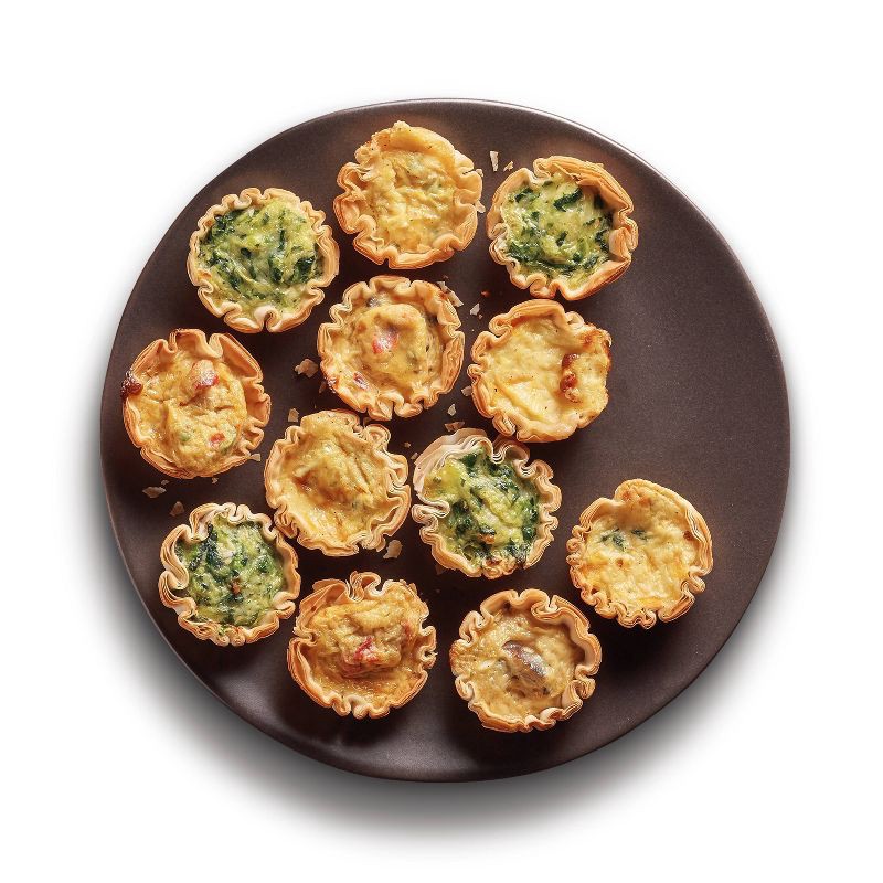 slide 2 of 3, Frozen Petite Quiche Collection - 6.25oz/12ct - Good & Gather™, 12 ct; 6.25 oz