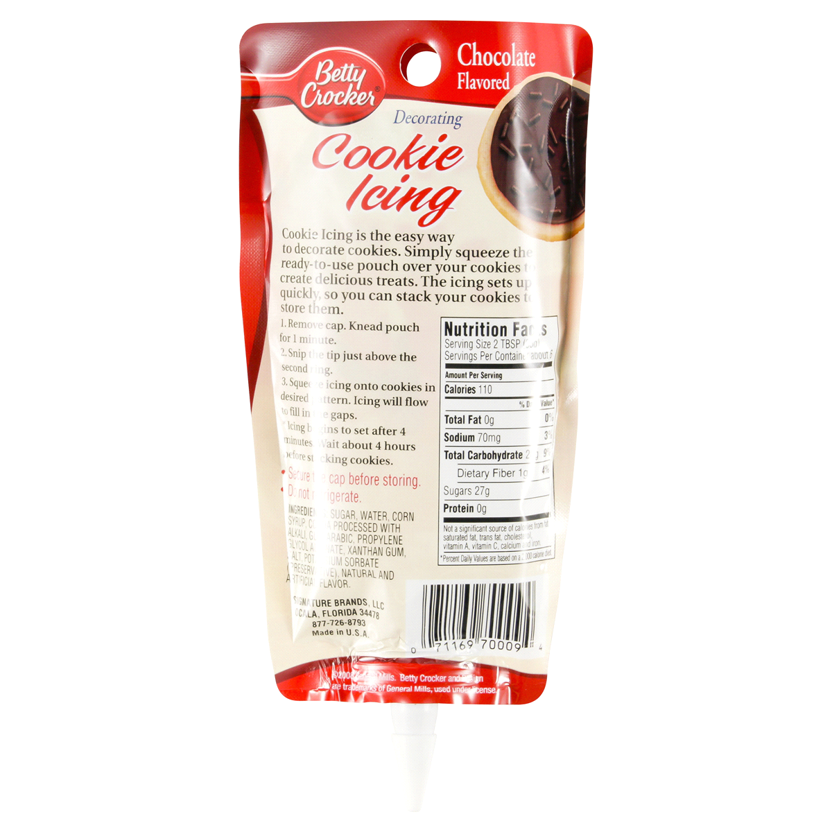 slide 2 of 2, Betty Crocker Chocolate Flavored Cookie Icing 7 oz, 7 oz