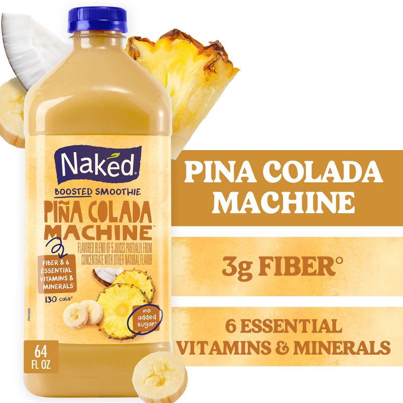 slide 10 of 10, Naked Juice Pina Colada - 64 fl oz, 64 fl oz