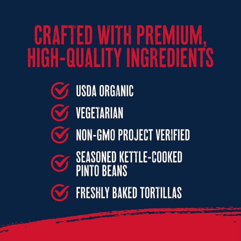 slide 5 of 14, Red's All Natural Red's Frozen Organic Bean Rice & Cheese Burrito - 5oz, 5 oz