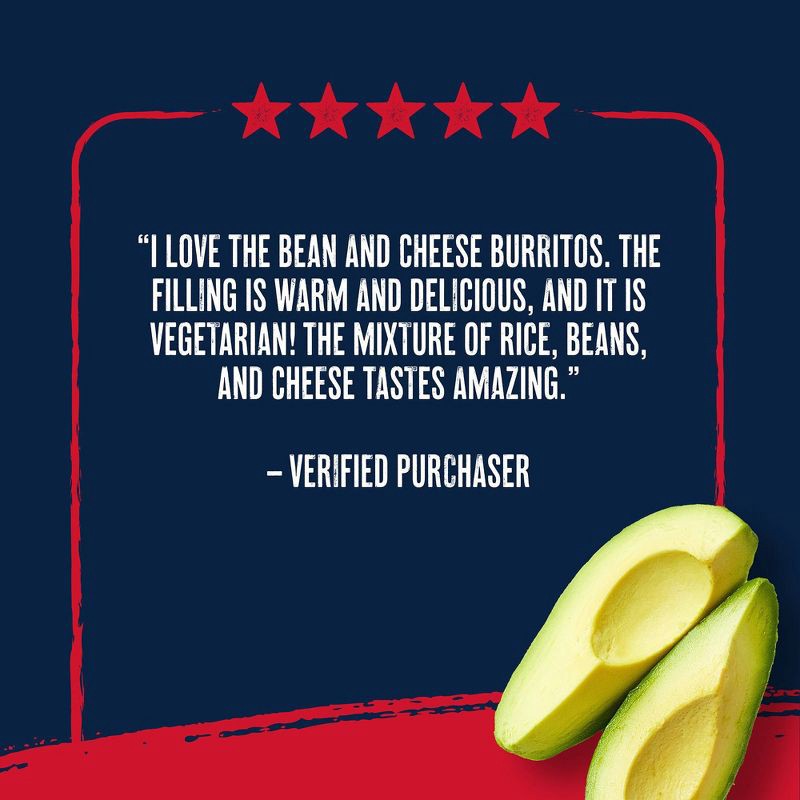 slide 10 of 14, Red's All Natural Red's Frozen Organic Bean Rice & Cheese Burrito - 5oz, 5 oz