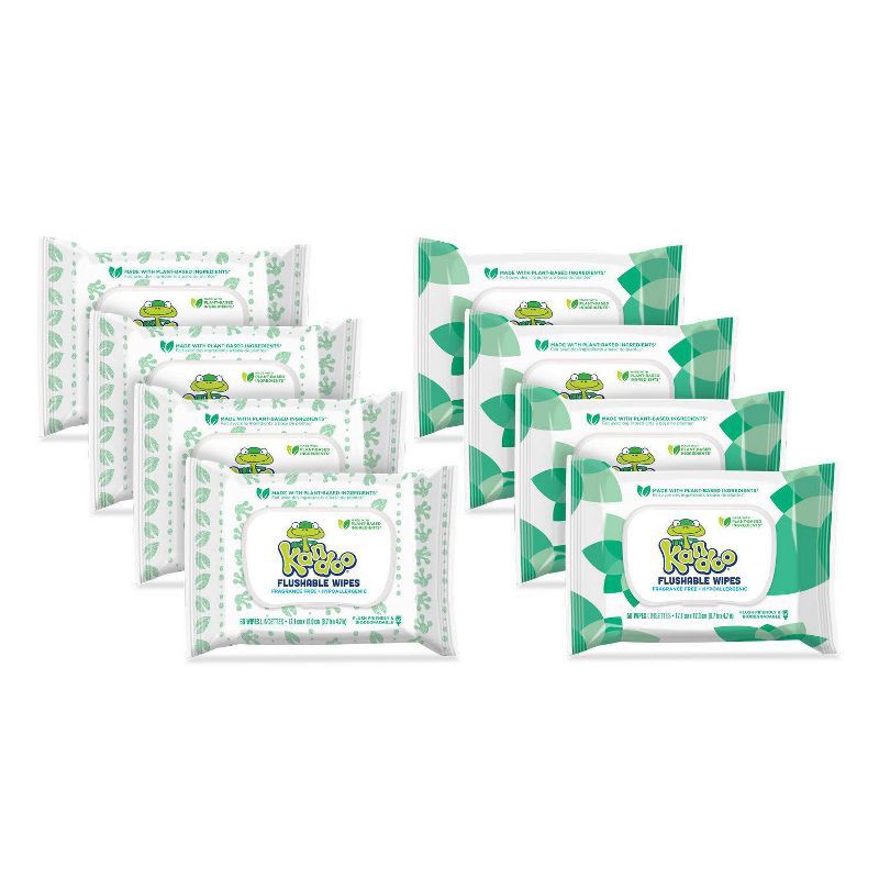 slide 2 of 8, Kandoo Flushable Wipes with Flip Top - 400ct, 400 ct