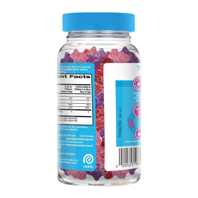 slide 7 of 7, Digestive Advantage Probiotic Gummies - Superfruit Blend - 90ct, 90 ct