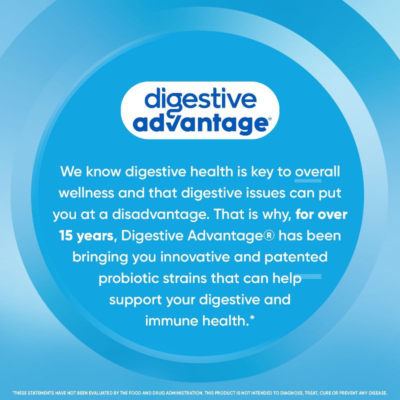 slide 7 of 10, Digestive Advantage Probiotic Gummies - Superfruit Blend - 90ct, 90 ct