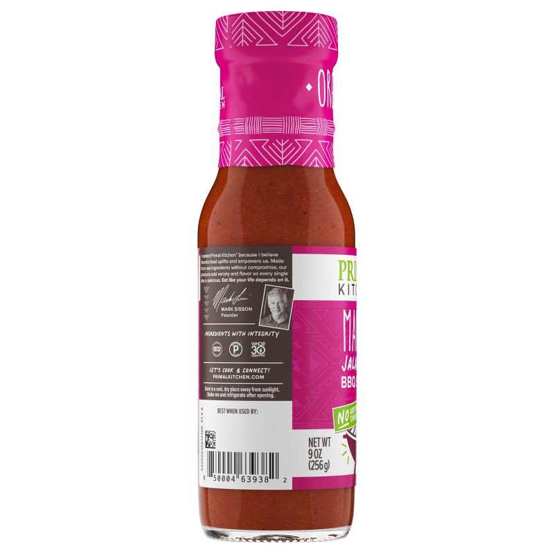 slide 2 of 4, Primal Kitchen Mango Jalapeno BBQ Sauce - 9oz, 9 oz