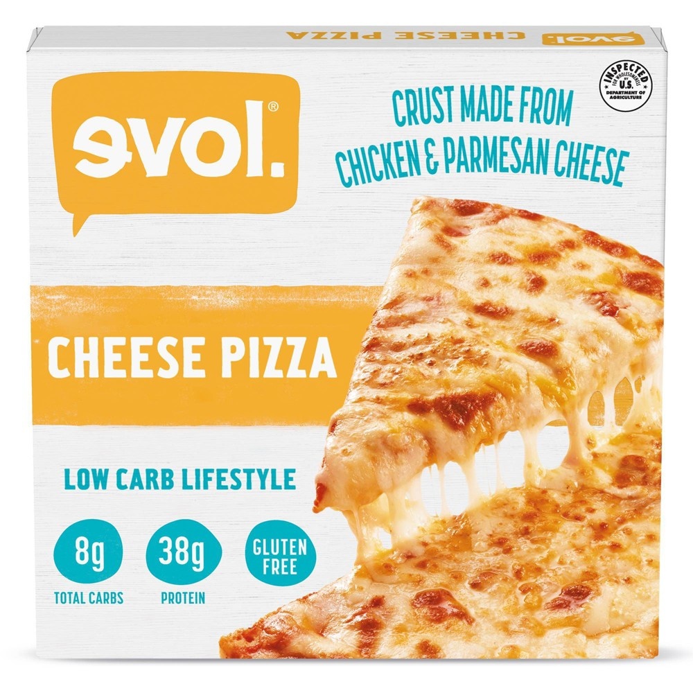 slide 5 of 5, Evol Gluten Free Cheese Frozen Pizza, 7.5 oz