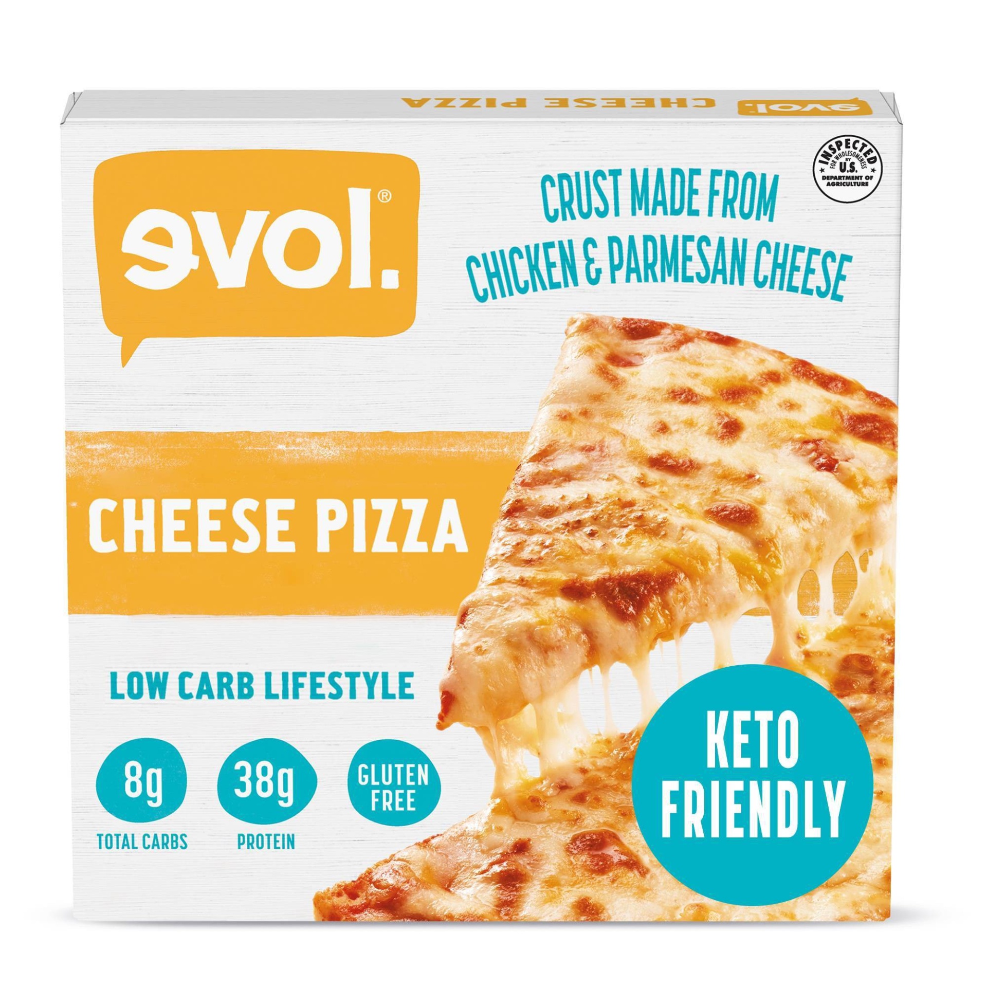 slide 1 of 5, Evol Gluten Free Cheese Frozen Pizza, 7.5 oz