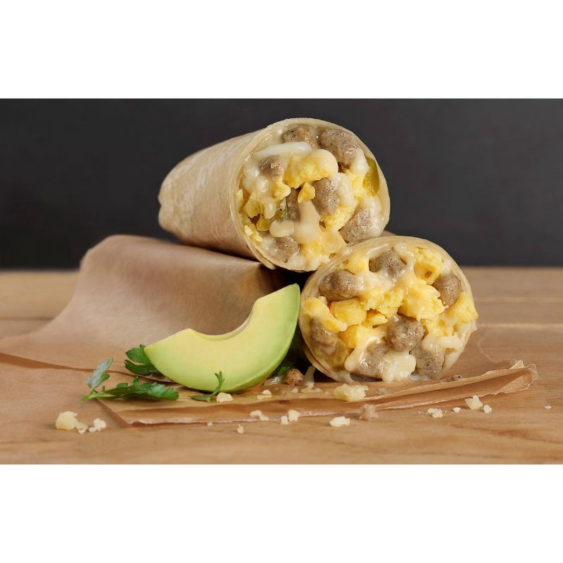 slide 4 of 4, Red's All Natural Red's Frozen Turkey Sausage Egg Breakfast Burrito - 5oz, 5 oz