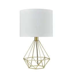 Wire Geo Table Lamp Brass - Project 62