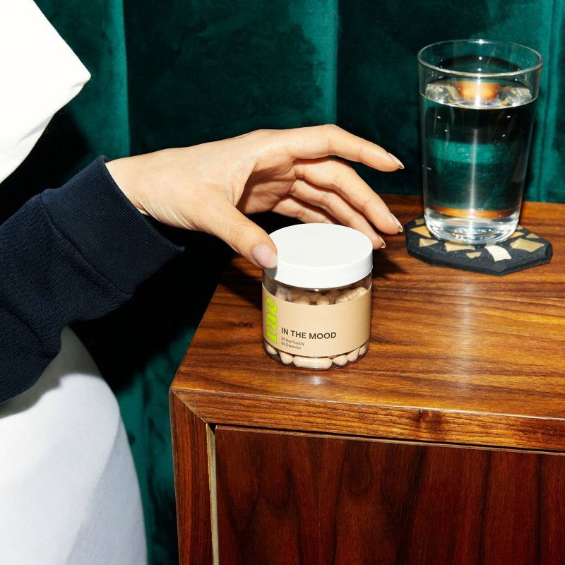 slide 2 of 4, Rae In the Mood Dietary Supplement Vegan Capsules for Libido and Sexual Wellness Support - 60ct, 60 ct