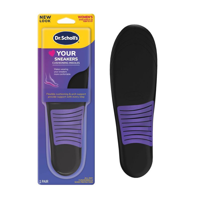 slide 1 of 11, Dr. Scholl's Women's Love your Sneakers with Full Length Insoles - Trim to Fit - Size (6-10) 1 Pair, 1 ct