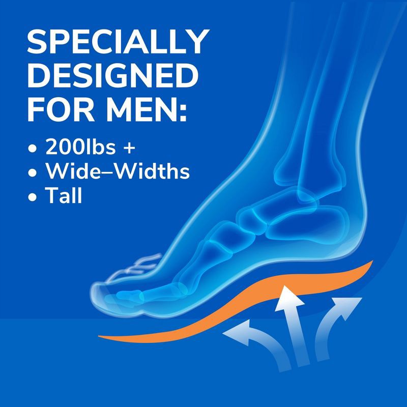 slide 5 of 10, Dr. Scholl's Extra Comfort All-Day Men's Trim To Fit Shoe Insoles - 1 Pair - Size 8-14, 1 ct