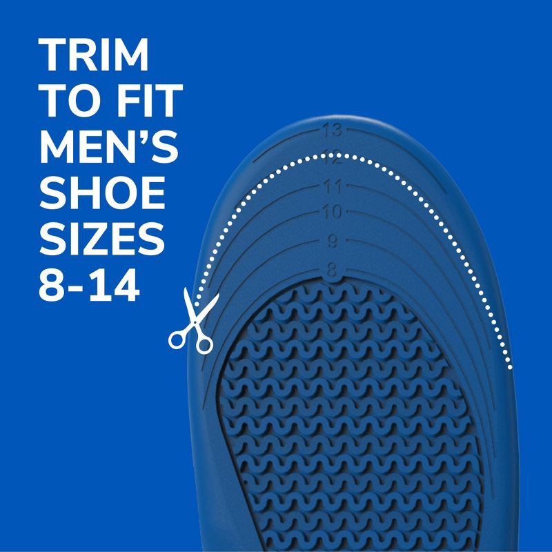 slide 9 of 10, Dr. Scholl's Extra Comfort All-Day Men's Trim To Fit Shoe Insoles - 1 Pair - Size 8-14, 1 ct