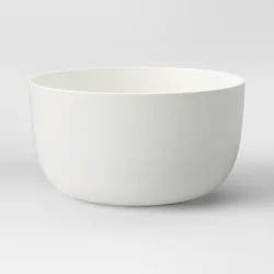 35oz Plastic Cereal Bowl Cream - Made By Design™: Microwave & Dishwasher Safe, Off-White, Round, 6" Diameter