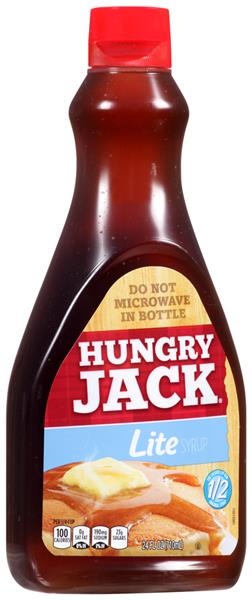 slide 1 of 1, Hungry Jack Lite Pancake Syrup, 24 oz