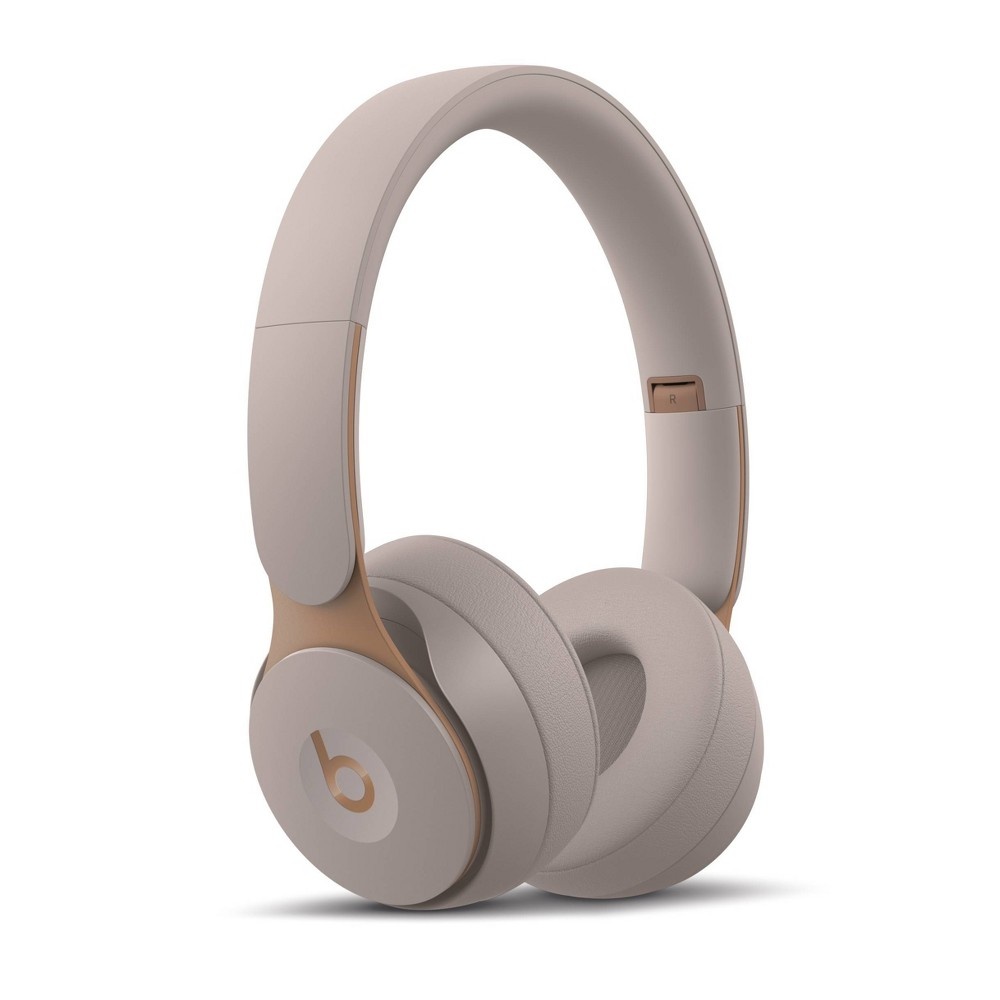 slide 3 of 5, Beats Solo Pro Noise Cancelling Bluetooth Wireless On-Ear Headphones - Gray, 1 ct