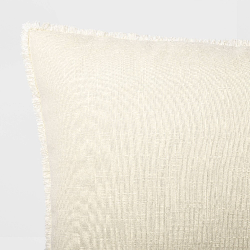 King Euro Heavyweight Linen Blend Throw Pillow Natural - Casaluna™ : Target