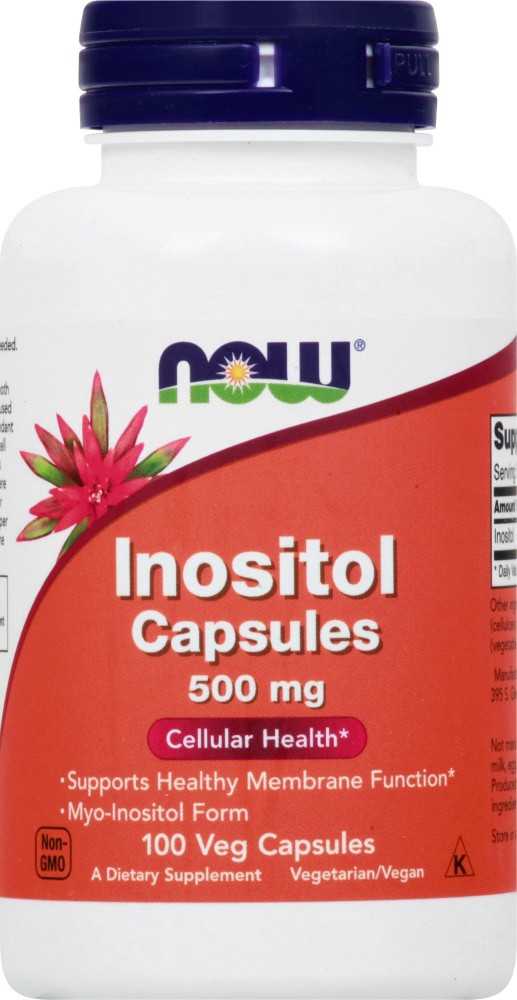 slide 1 of 1, Now Foods Inositol, 100 ct