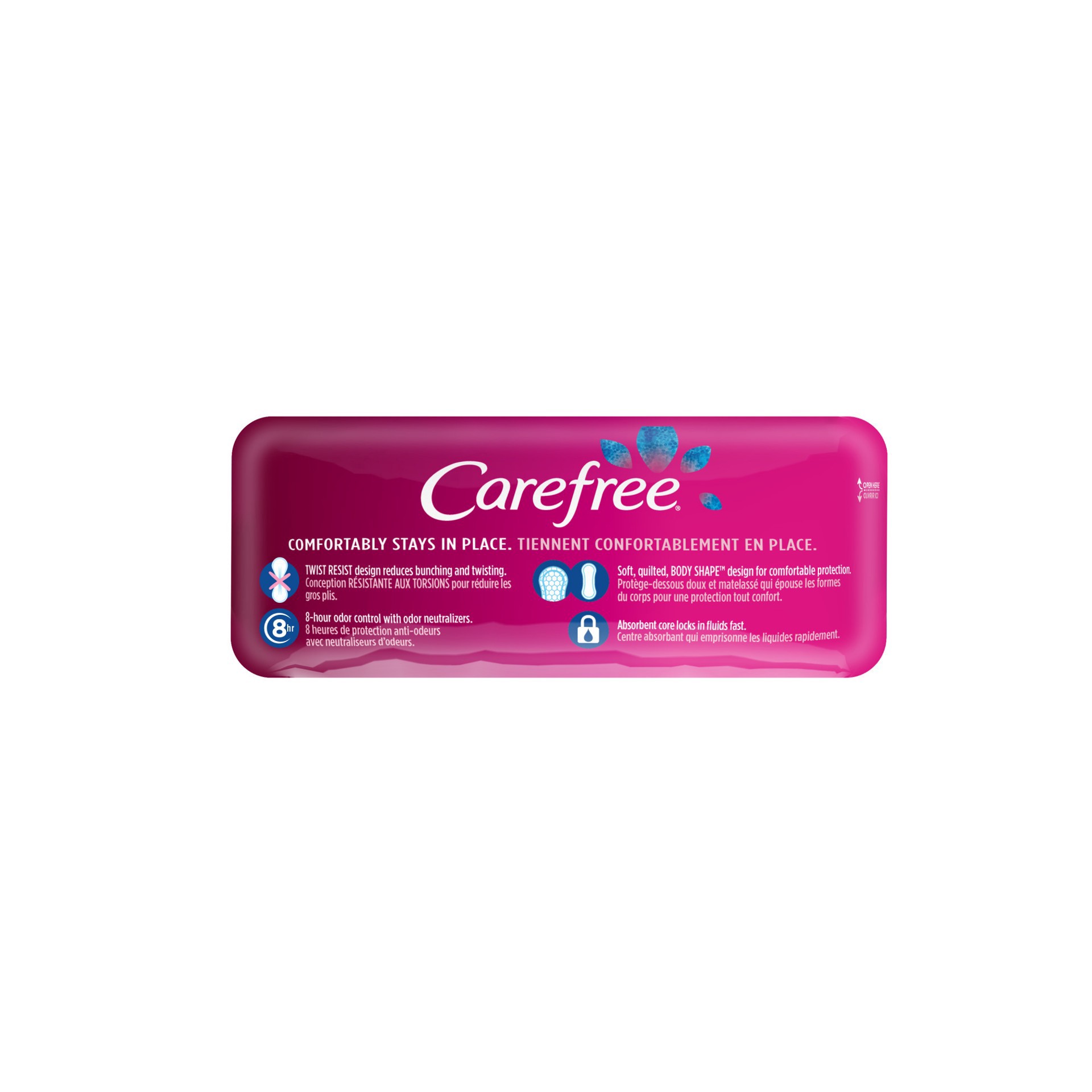 slide 13 of 17, Carefree Panty Liners, Regular Liners, Wrapped, Unscented, 148 ct
