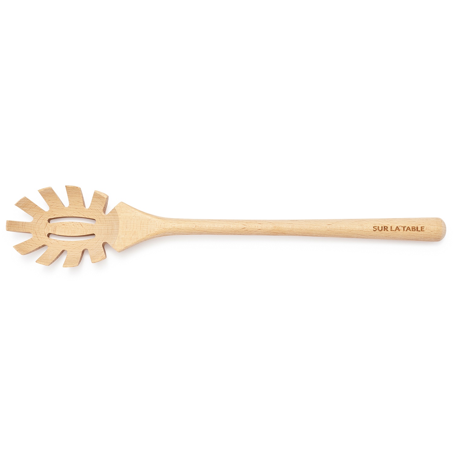 slide 1 of 1, Sur La Table Beechwood Pasta Fork, 1 ct