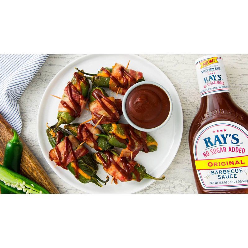 slide 6 of 6, Sweet Baby Ray's No Sugar Added Original BBQ Sauce - 18.5oz, 18.5 oz