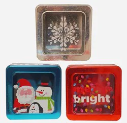 Tin Box Square Window Tin