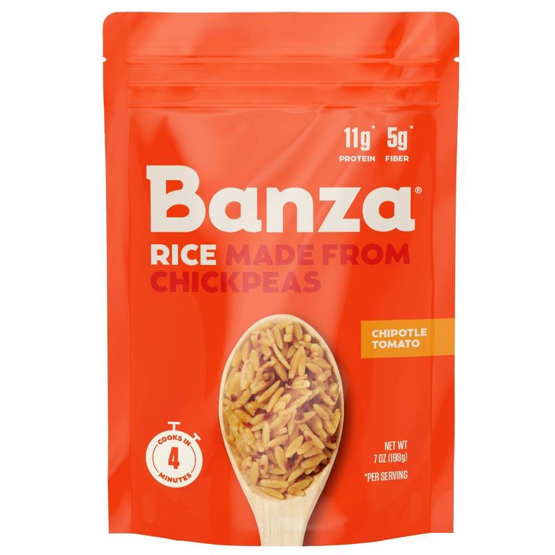 slide 1 of 7, Banza Chipotle Tomato Chickpea Rice Mix - 7oz, 7 oz