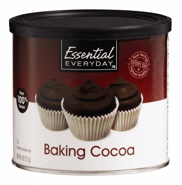 slide 1 of 1, Essential Everyday Powder Baking Cocoa, 8 oz