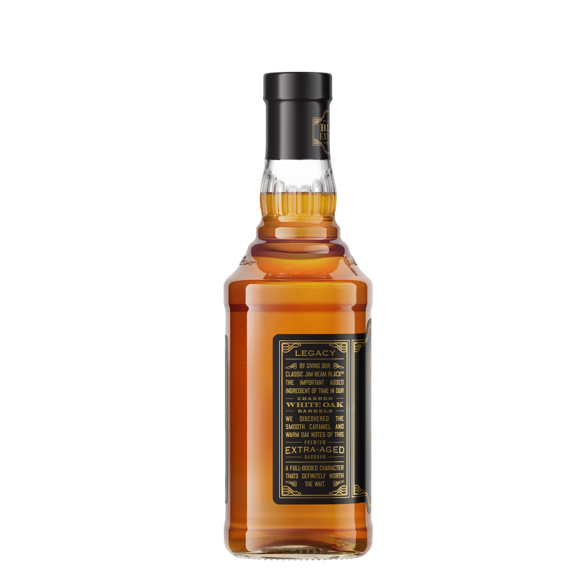 slide 2 of 4, Jim Beam Black Extra-Aged Kentucky Straight Bourbon Whiskey 750 ml, 750 ml