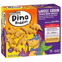 Yummy Whole Grain Dino Buddies Chicken Nuggets - Frozen - 21oz