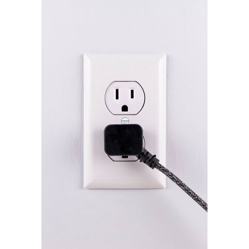 slide 8 of 9, Cordinate 15' 3 Outlet Polarized Extension Cord Dark Gray, 1 ct