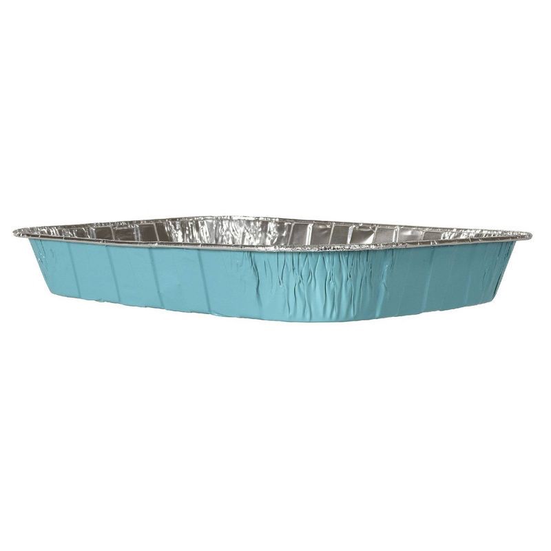 slide 3 of 5, Hefty EZ Foil Teal Cake Pan with Lids - 2ct, 2 ct