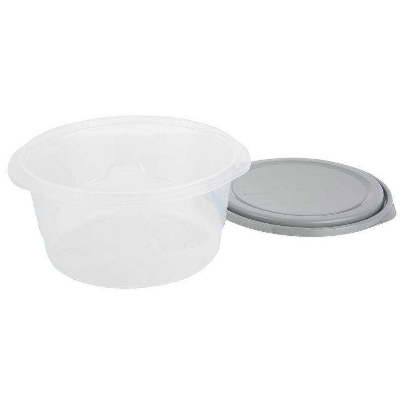 slide 4 of 6, GoodCook EveryWare Round Food Storage Containers - 15.7 Cups - 4pcs/2ct - Gray, 4 ct, 2 ct