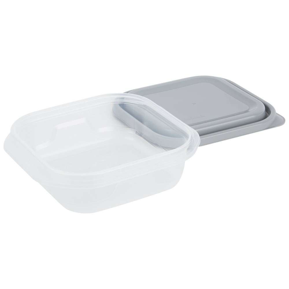 2.9-Cup Food Container, medium square, 4-Piece Set - GoodCook