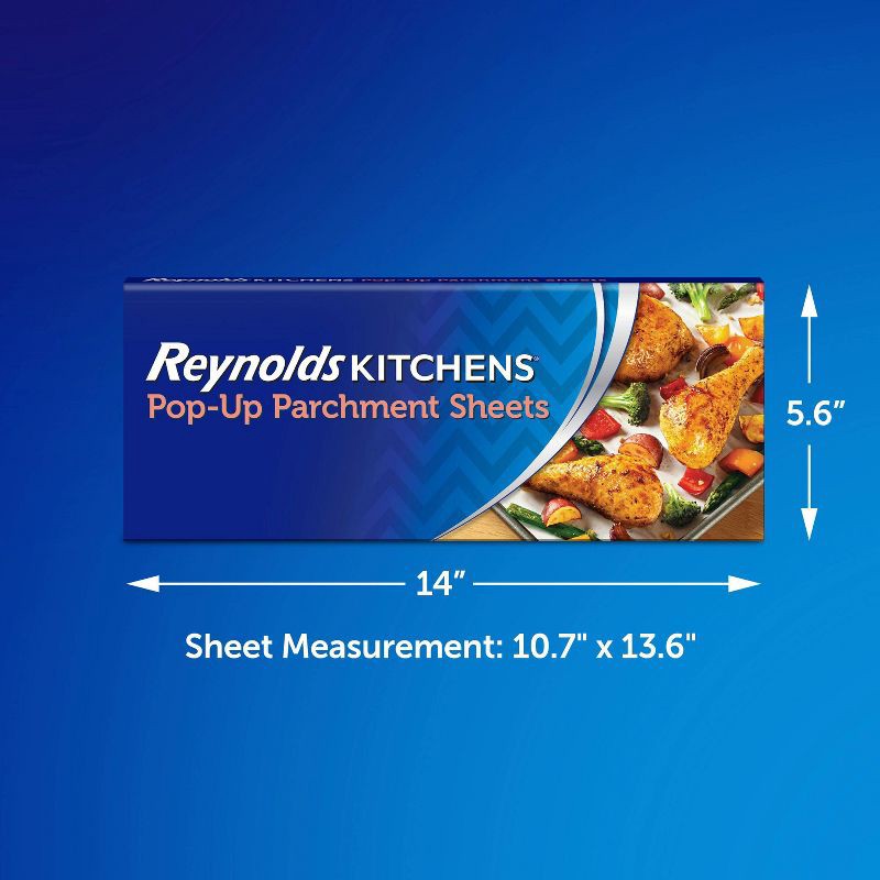 slide 2 of 6, Reynolds Kitchen Pop Up Parchment Sheets - 30ct/1.01 sq ft, 30 ct, 1.01 sq ft