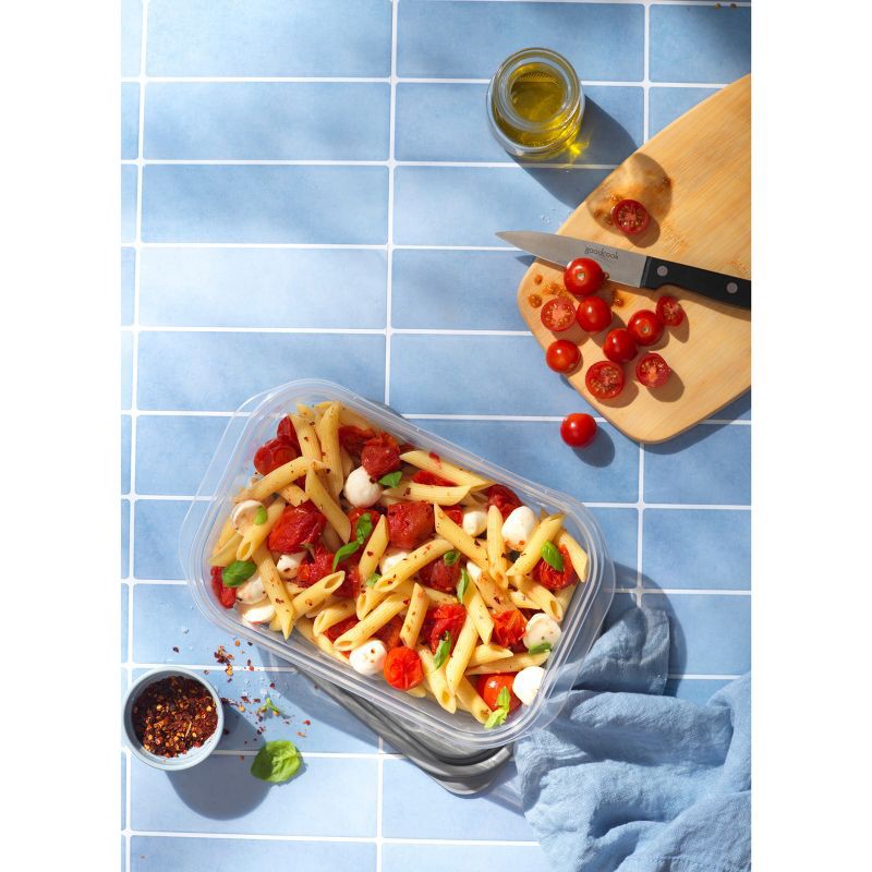 slide 6 of 6, GoodCook EveryWare Rectangle Food Storage Containers - 4 Cups - 6pcs/3ct - Gray, 6 ct, 3 ct