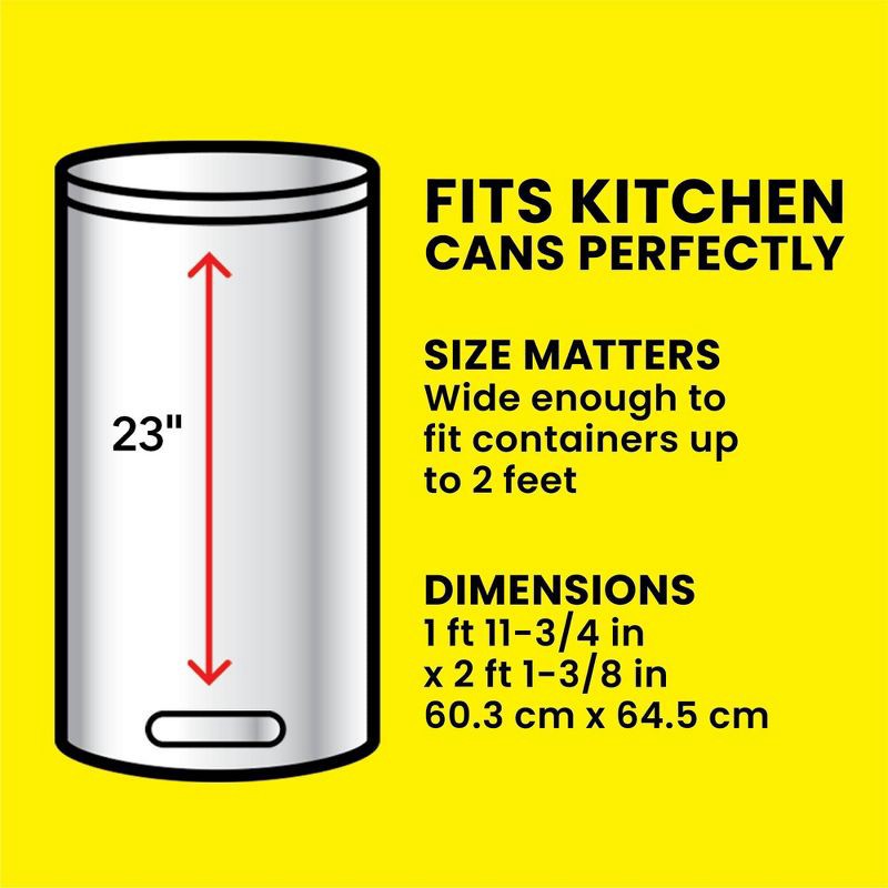 slide 7 of 10, Glad ForceFlex Tall Kitchen Drawstring Trash Bags - Gain Lavender with Febreze Freshness - 13gal, 13 gal