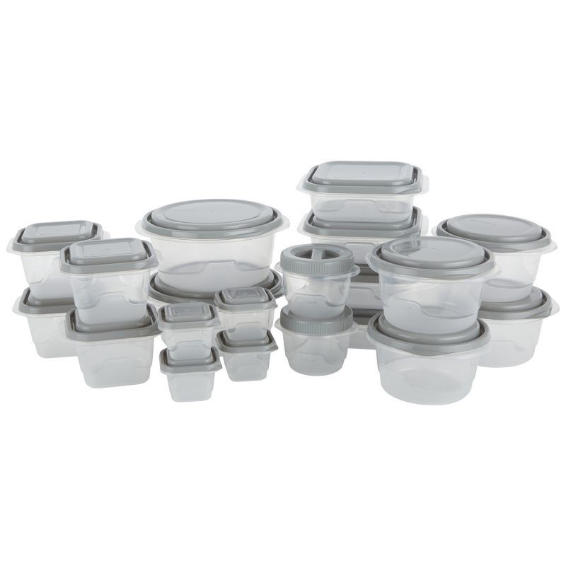 slide 2 of 19, GoodCook EveryWare Food Storage Container Set - Multisize - 40pcs/20ct- Gray, 40 ct, 20 ct