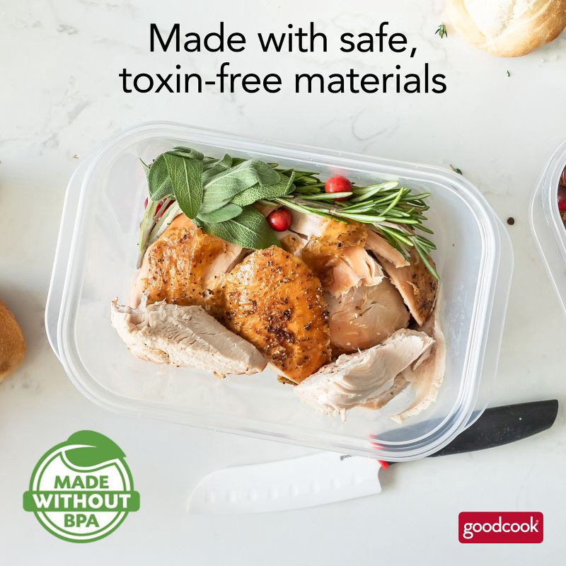 slide 13 of 19, GoodCook EveryWare Food Storage Container Set - Multisize - 40pcs/20ct- Gray, 40 ct, 20 ct