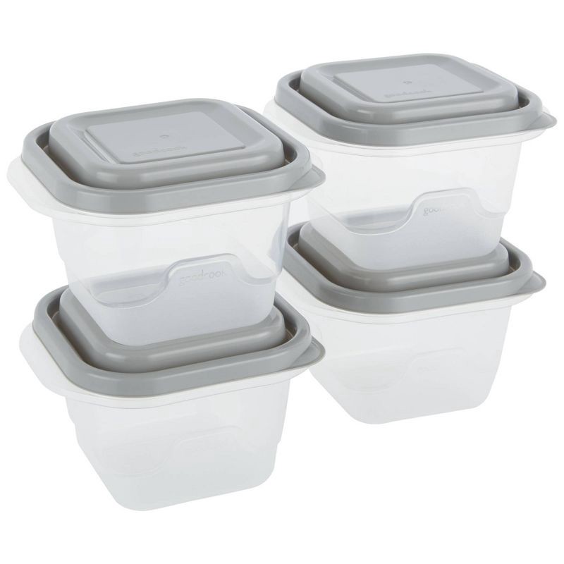 slide 16 of 19, GoodCook EveryWare Food Storage Container Set - Multisize - 40pcs/20ct- Gray, 40 ct, 20 ct