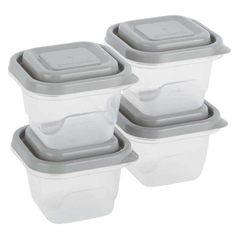 slide 4 of 19, GoodCook EveryWare Food Storage Container Set - Multisize - 40pcs/20ct- Gray, 40 ct, 20 ct