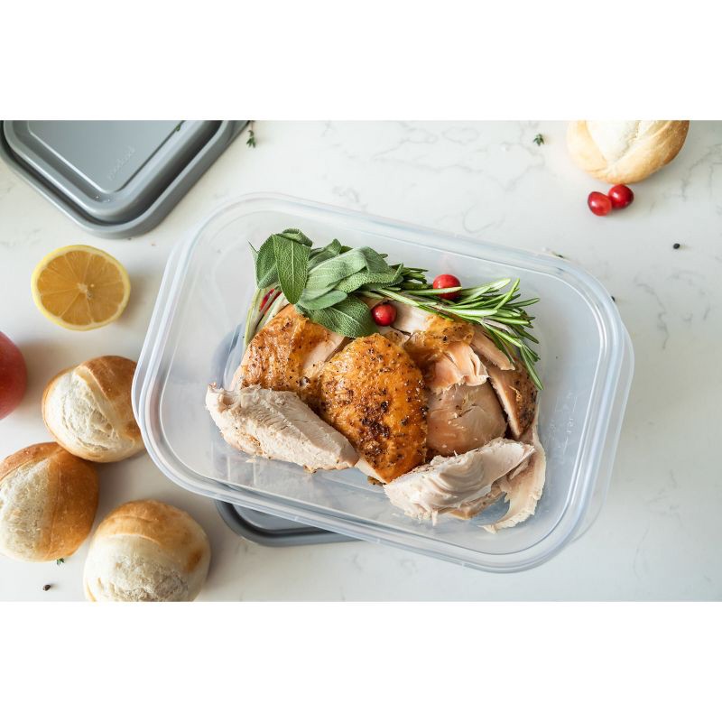 slide 5 of 19, GoodCook EveryWare Food Storage Container Set - Multisize - 40pcs/20ct- Gray, 40 ct, 20 ct