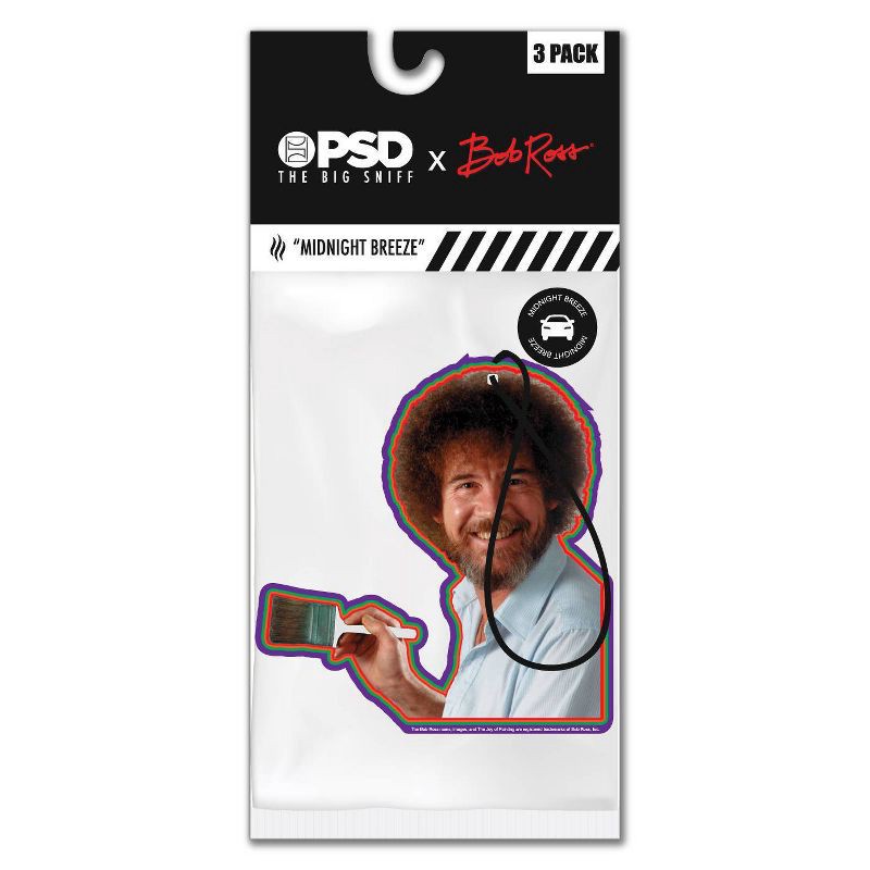 slide 1 of 3, PSD Bob Ross Air Freshener, 1 ct