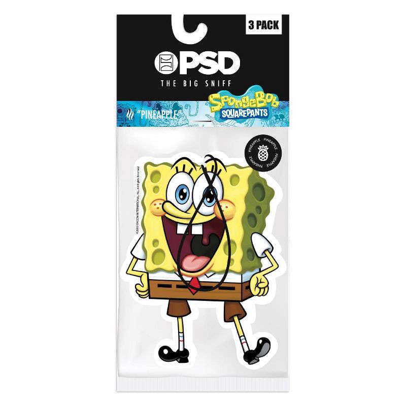 slide 1 of 3, PSD Spongebob Air Freshener, 1 ct