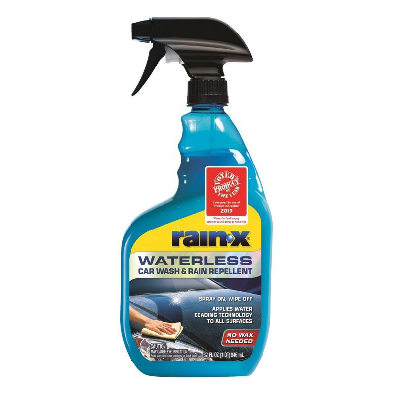 slide 1 of 3, Rain-X 32oz Waterless Car Wash and Rain Repellent, 32 oz