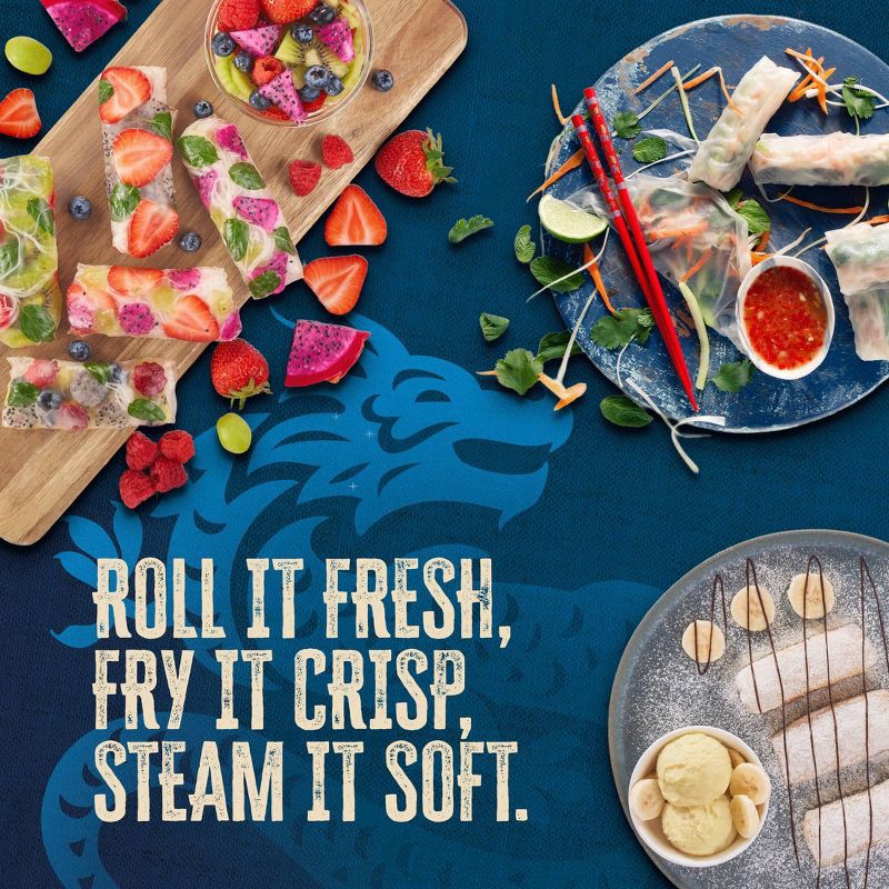 slide 6 of 6, Blue Dragon Vegan Spring Wrappers - 4.7oz/16ct, 4.7 oz, 16 ct